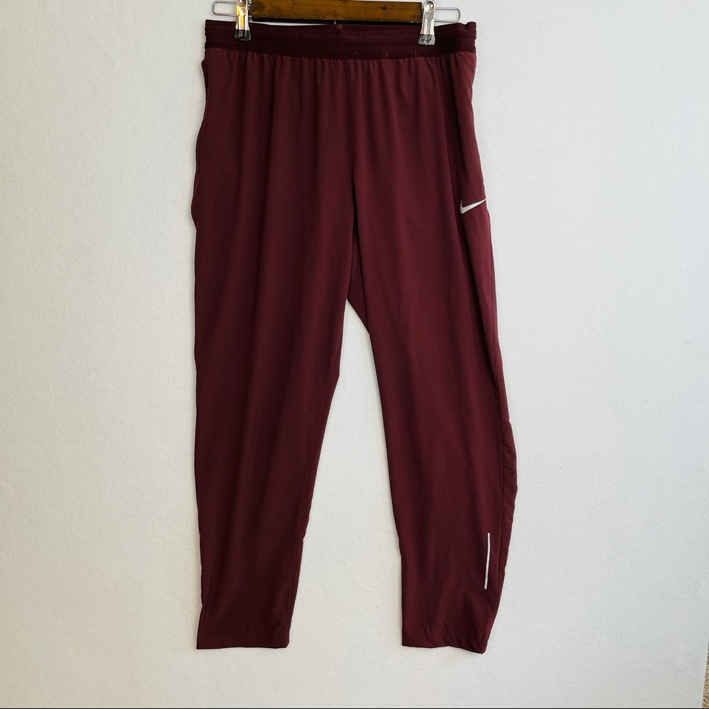 Nike Maroon Dri-fit Athletic Pants